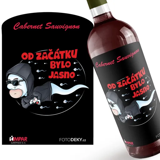 Víno Pokerová spermie (Druh Vína: Červené víno)