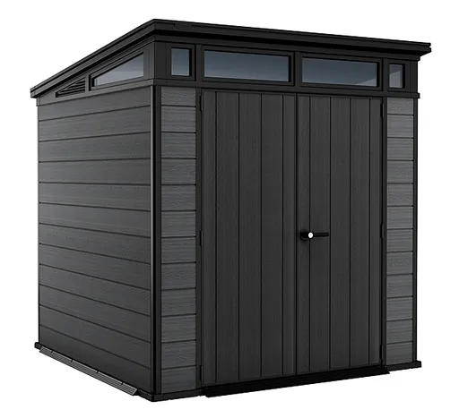 Zahradní domek plocha 216 x 218 cm (šedá-antracit)