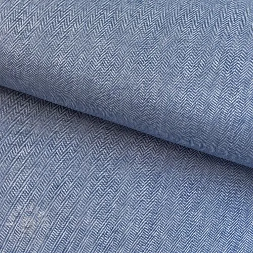 Len s bavlnou Fishbone light jeans