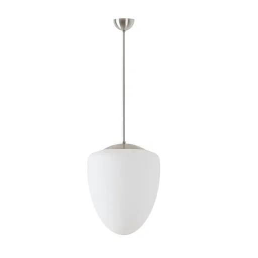 OSMONT AST60917 ASTRA P závěsné skleněné svítidlo nerez broušená / bílá IP40 4000 K 27W LED DALI