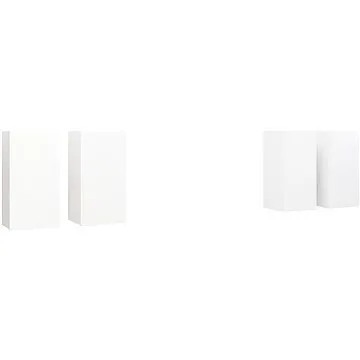 SHUMEE 4 ks bílá 30,5 × 30 × 60 cm (3078740)