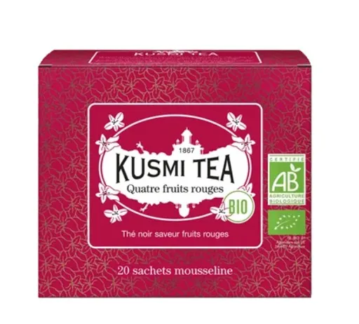 Kusmi Tea Four red fruits 20 mušelínových sáčků BIO 40 g