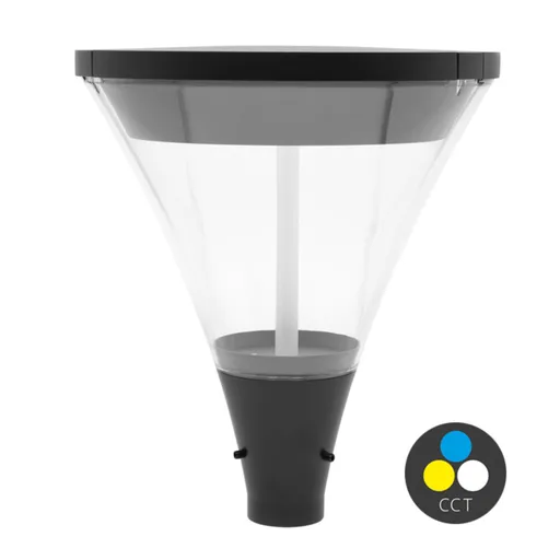 Ecolite Parkové svítidlo 20-40W max 5330lm CCT IP66 IK09 černá ST52-40W/CCT