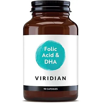 Viridian Folic Acid with DHA 90 kapslí (4612918)