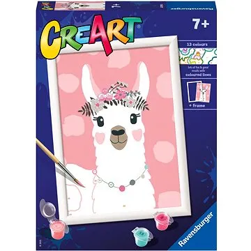 Ravensburger Kreativní a výtvarné hračky 201914 CreArt Lama, žádné drama  (4005556201914)
