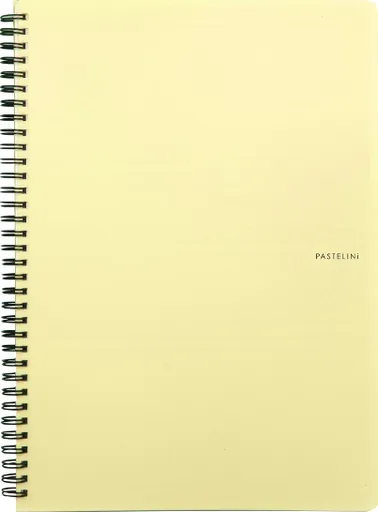 Twin wire blok A4 PP PASTELINI žlutá