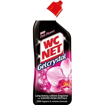 WC NET Gel Crystal Pink Flowers 750 ml  (8003650011954)