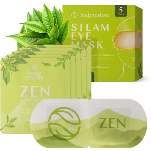 Body Restore Steam Eye Mask Green Tea maska na oční okolí 5 ks