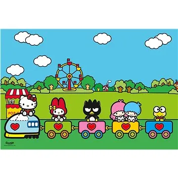 Clementoni Puzzle Hello Kitty a kamarádi MAXI 104 dílků (8005125237425)