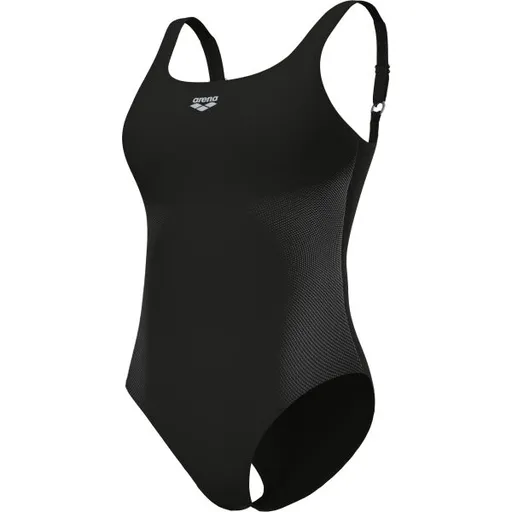 Arena SWIMSUIT CARLA U BACK Dámské plavky, černá, velikost