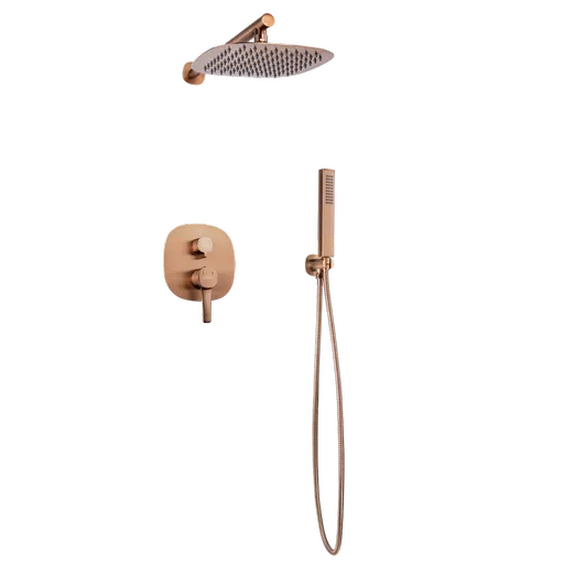 INVENA Sprchová baterie podomítková GLAMOUR měď BS-02-014-V