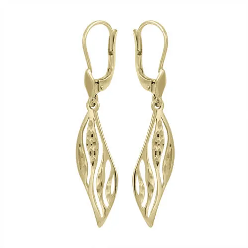 Soliter Krásné náušnice ze žlutého zlata 231 001 00625