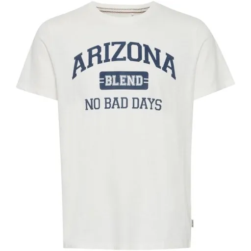 BLEND REGULAR FIT Pánské tričko, bílá, velikost