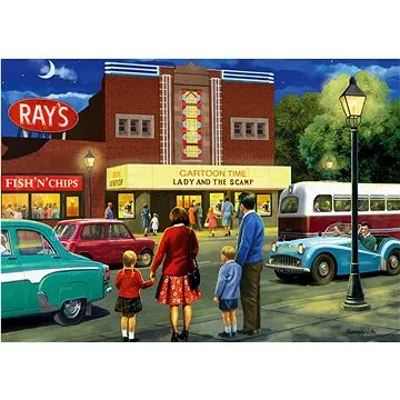 Falcon Puzzle Návštěva kina 500 dílků (8710126112403)