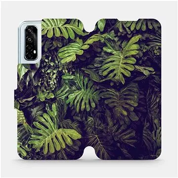 Flipové pouzdro na mobil Realme 7 - V136P Zelená stěna z listů (5903516409747)