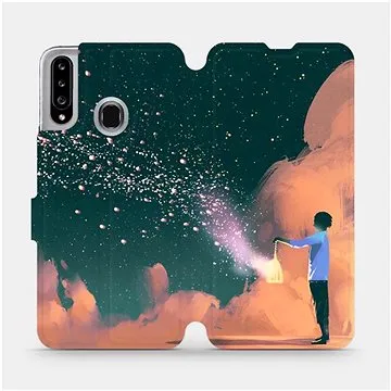 Flipové pouzdro na mobil Samsung Galaxy A20S - VA14P Postava s lampou (5903516398140)