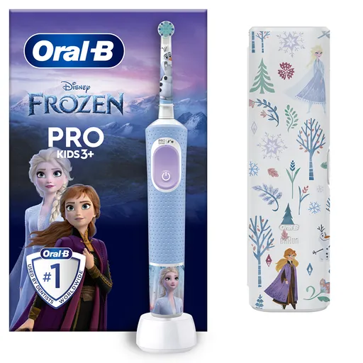 Oral B Elektrický zubní kartáček s cestovním pouzdrem Vitality Pro Kids Frozen
