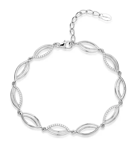 Silver Cat Krásný stříbrný náramek pro ženy s kubickými zirkony SC541