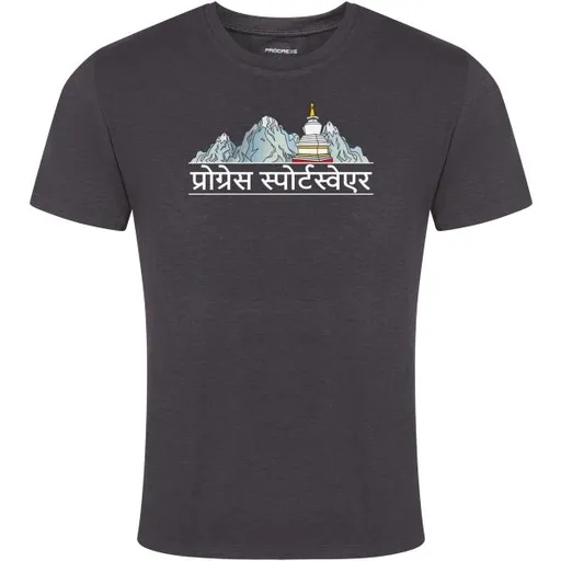 PROGRESS AROMATIC NEPAL Pánské outdoorové triko, černá, velikost