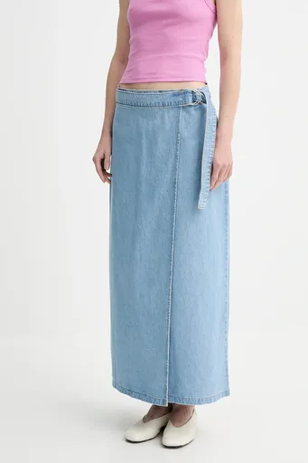 Džínová sukně Levi's COLUMN WRAP SKIRT