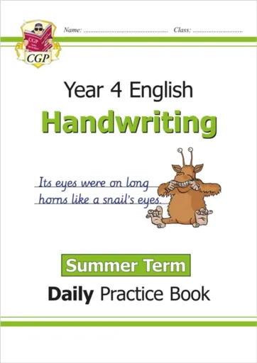 KS2 Handwriting Year 4 Daily Practice Book: Summer Term - CGP Books