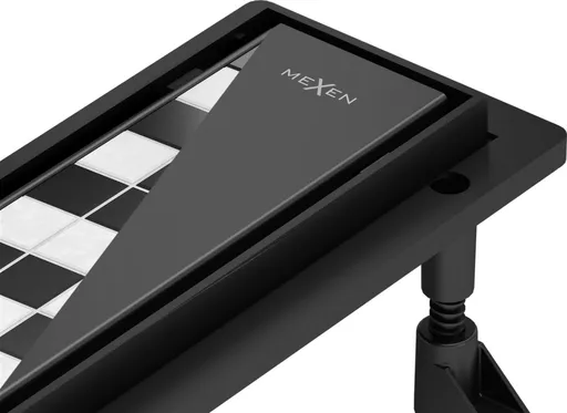 MEXEN Flat ABS odtokový žlab 2v1 70, černá 1769070