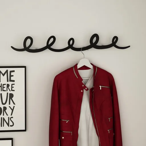 Kovový háček na zeď Sing