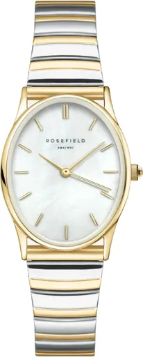 Rosefield The Oval White MOP Half-Moon Steel Duotone OVWDSG-OV17