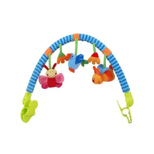 BABY MIX MOTÝL & PTÁČEK & VČELKA Hračka na kočárek, mix, velikost