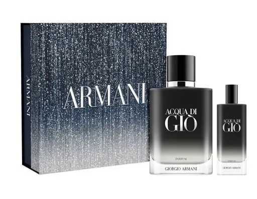 Giorgio Armani Acqua Di Gio Pour Homme Parfum - parfém (plnitelný) 100 ml + parfém 15 ml (Christmas Edition)