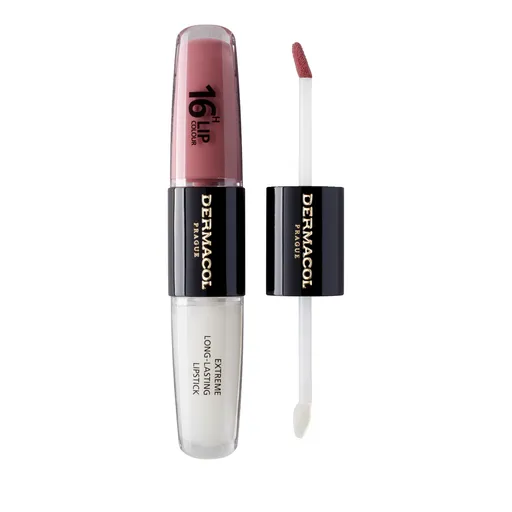 Dermacol Dlouhotrvající dvoufázová barva na rty a lesk 16H Lip Colour (Extreme Long-Lasting Lipstick) 4 + 4 ml 39