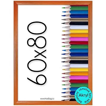 TRADAG Fotorámeček 60 × 80 cm, oranžový (4160_8006)