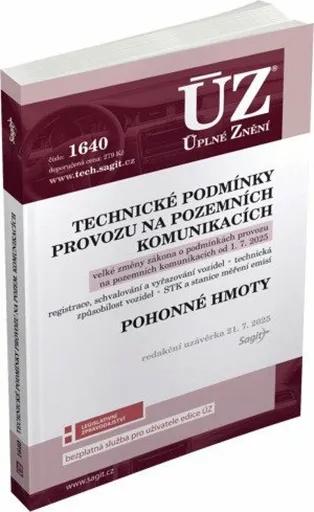 ÚZ 1640 Technické podmínky provozu na pozemních komunikacích, Pohonné hmoty
