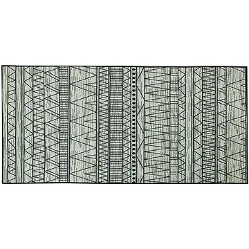 Koberec černý a šedý 80 x 150 cm KEBAN, 178829 (beliani_178829)