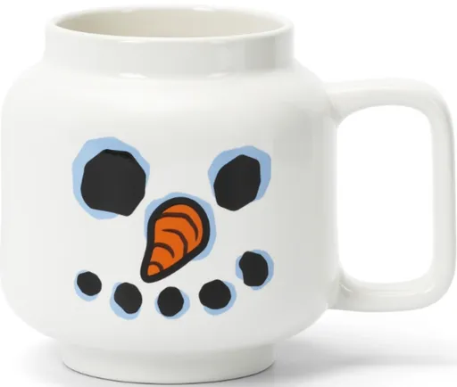 LEGO keramický hrnek 530 ml - sněhulák