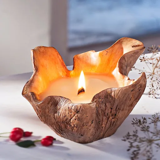 Vonná svíčka s praskajícím knotem Vanille