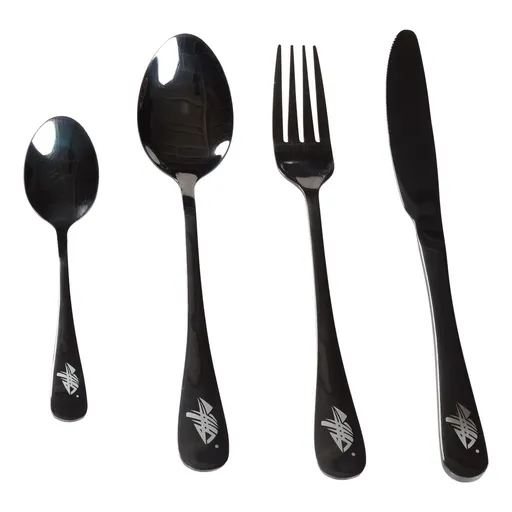 Giants Fishing Sada příborů černý nerez Cutlery SS 410 ( 4pc - set ),Giants Fishing Sada příborů černý nerez Cutlery SS 410 ( 4pc - set )