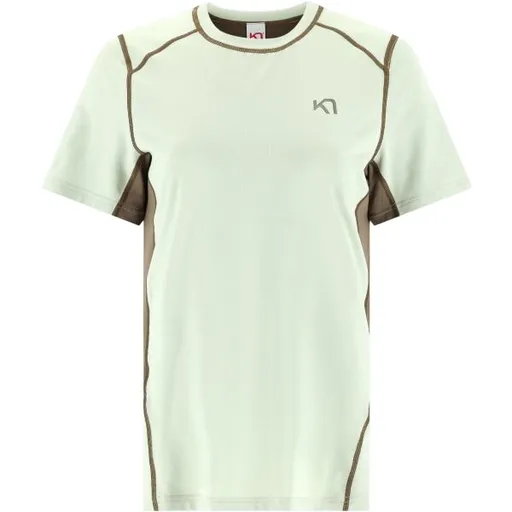 KARI TRAA SVAL TEE Dámské vlněné tričko, světle zelená, velikost