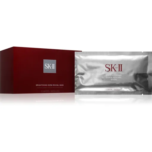 SK-II Brightening Derm Revival Mask hydratační a rozjasňující maska s niacinamidem pro všechny typy pleti 10 ks