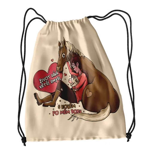 Vak na záda Život dává smysl s koněm