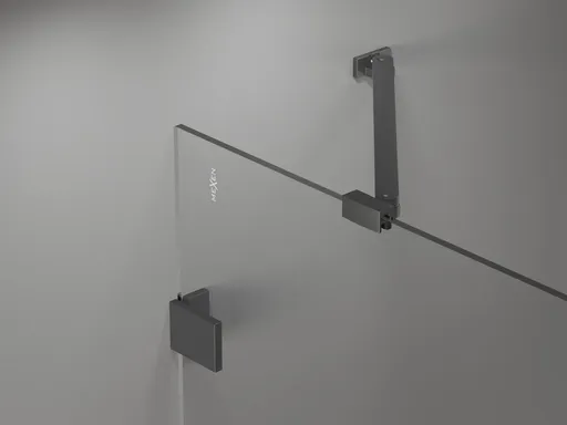 MEXEN UNI konzole úhlová 35 cm 1 ks grafit metal 830-09-95