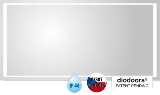 HOPA Zrcadlo s LED osvětlením  VLTAVA Rozměr A 120, Rozměr B 3, Rozměr C 60 ZRVLTA6012