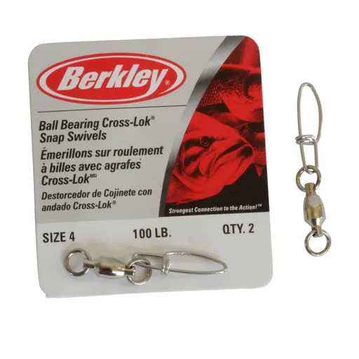 Berkley Obratlík s karabinkou McMahon Ball Bearing Swivels - vel.2,Berkley Obratlík s karabinkou McMahon Ball Bearing Swivels - vel.2