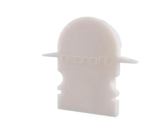 Light Impressions Reprofil koncovka R-ET-02-10 sada 2 ks bílá 25 mm 979560
