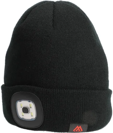 Mikado zimní čepice led beanie černá