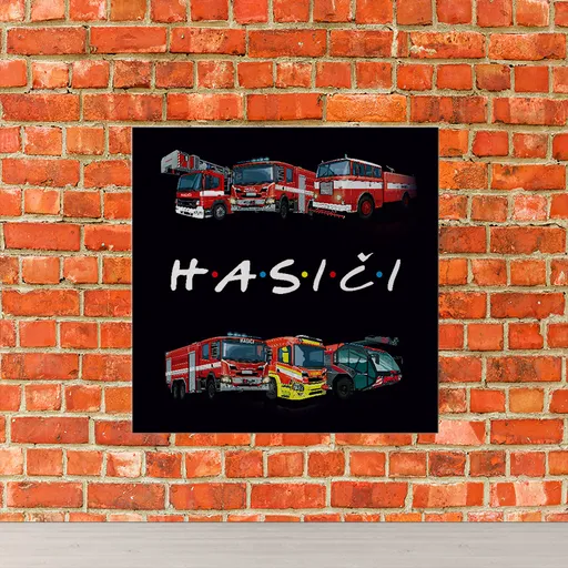 Obraz Hasiči (Rozměr obrazu: 70x70)