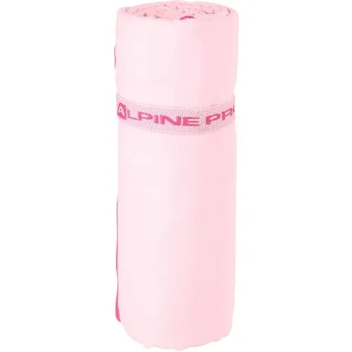 ALPINE PRO BRIGENE Outdoorová osuška, růžová, velikost