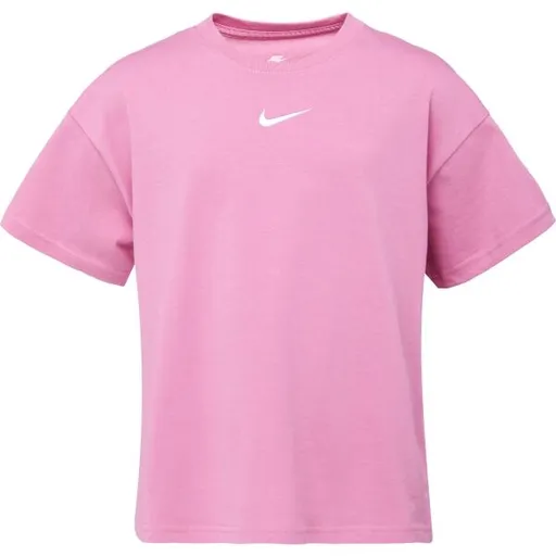 Nike SPORTSWEAR Dívčí triko, růžová, velikost