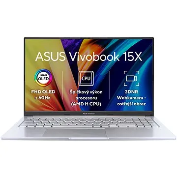 ASUS Vivobook 15X OLED M1503QA-OLED056W Transparent Silver  (M1503QA-OLED056W)