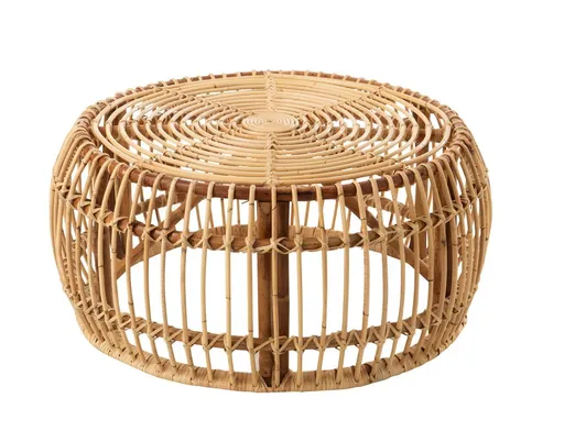 Přírodní ratanový konferenční stolek Ana Rattan Natural - Ø 85*39 cm J-Line by Jolipa